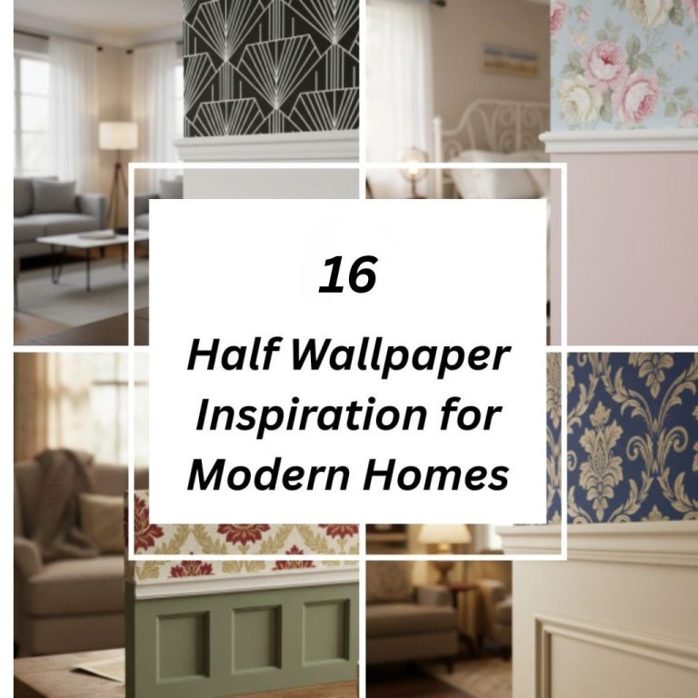 16 Half Wallpaper Insipiration for Modern Homes