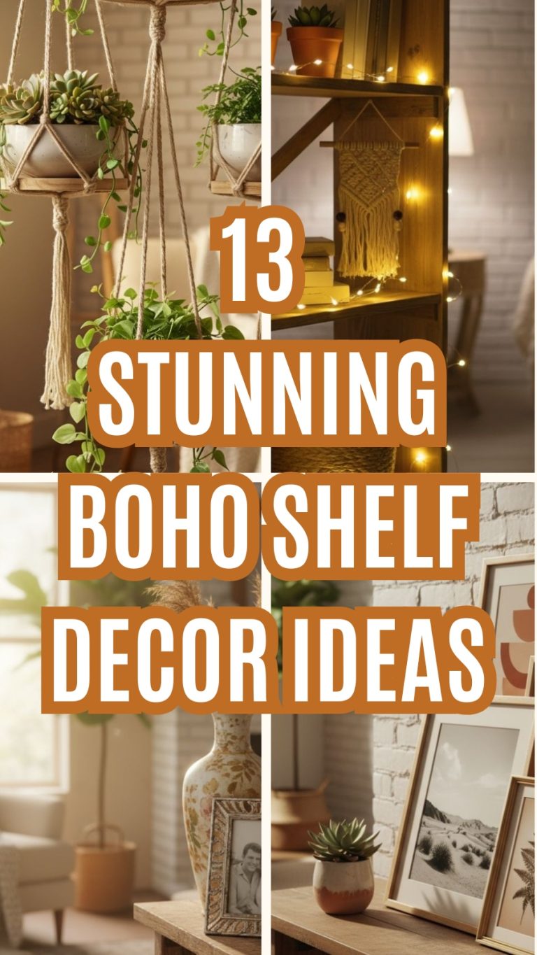 13 Stunning Boho Shelf Decor Ideas