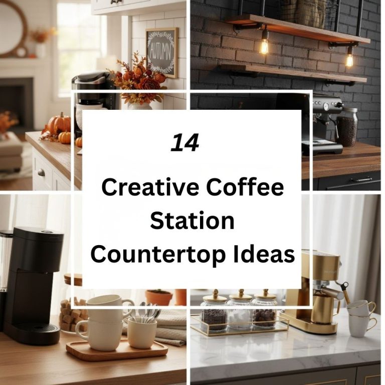 14 Creative Coffee Station Countertop Ideas