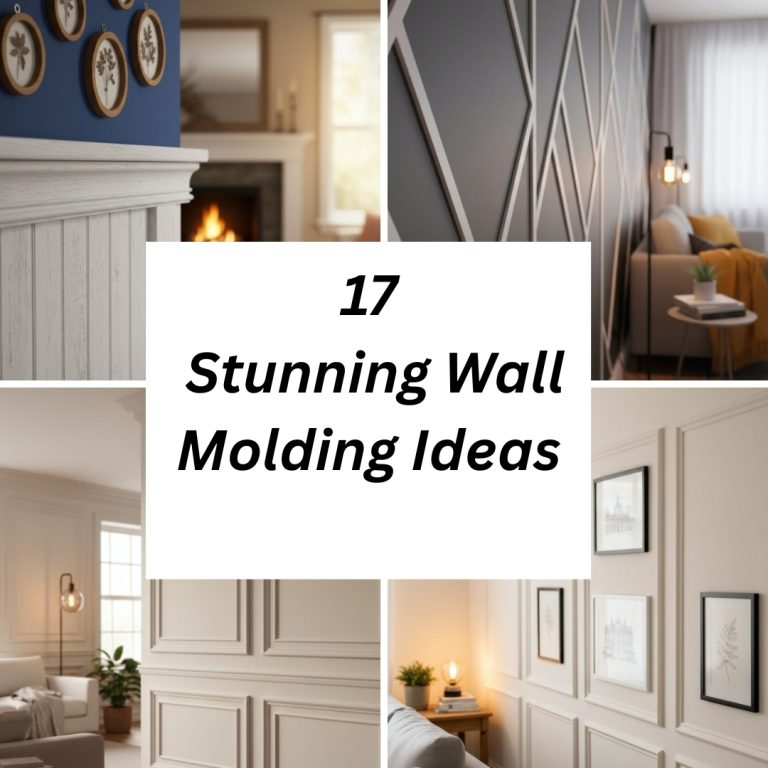 17 Stunning Wall Molding Ideas