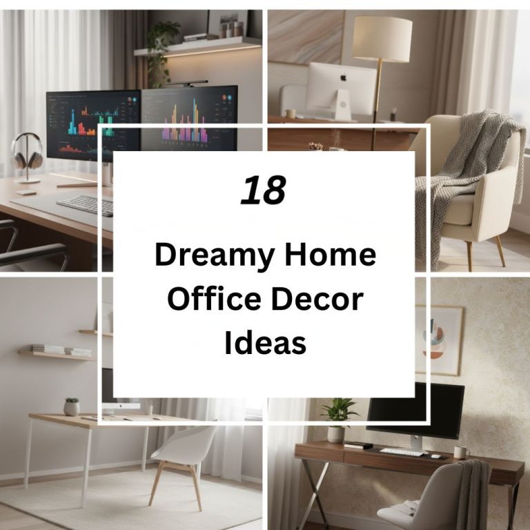 18 Dreamy Home Office Decor Ideas