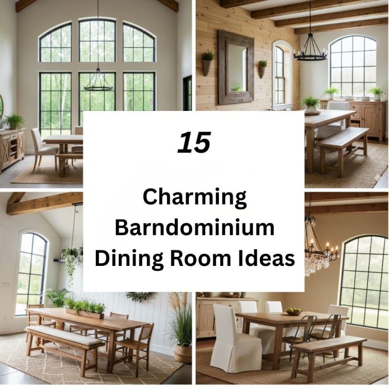 15 Charming Barndominium Dining Room Ideas