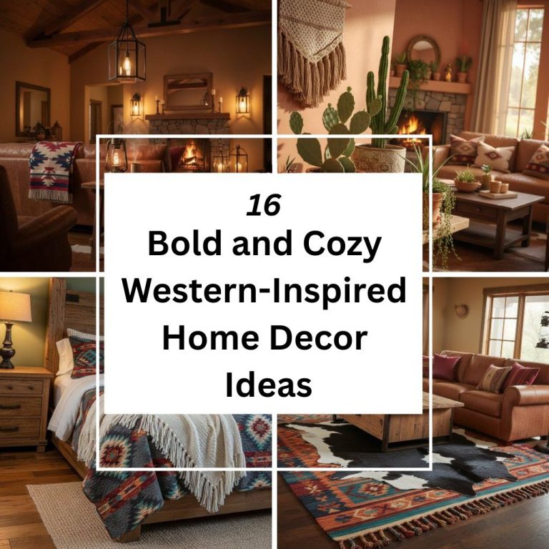 16 Bold and Cozy Western-Inspired Home Decor Ideas