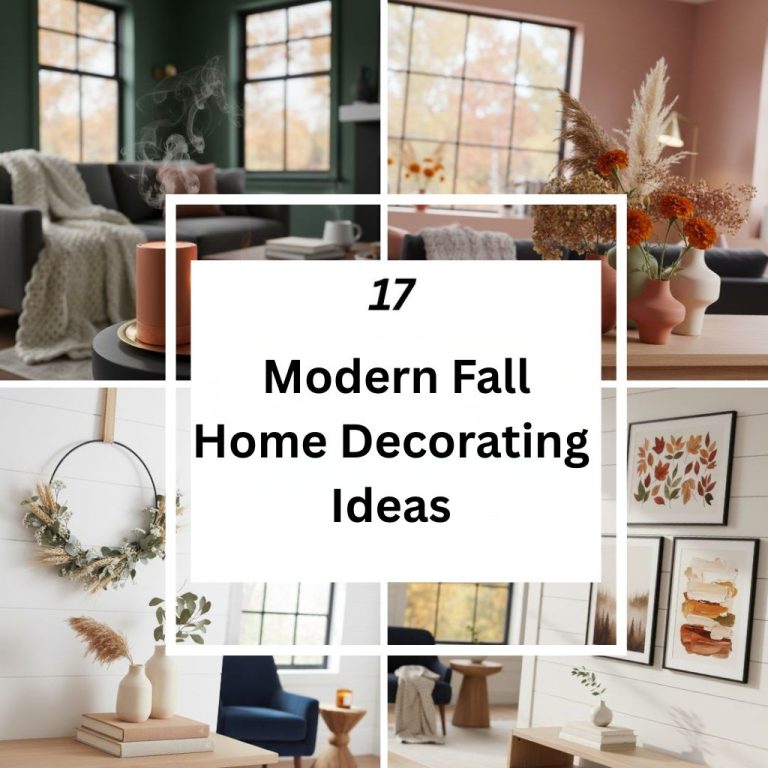 17 Modern Fall Home Decorating Ideas