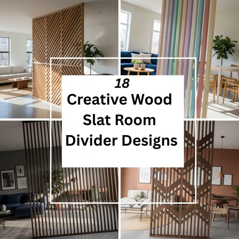 18 Creative Wood Slat Room Divider Designs
